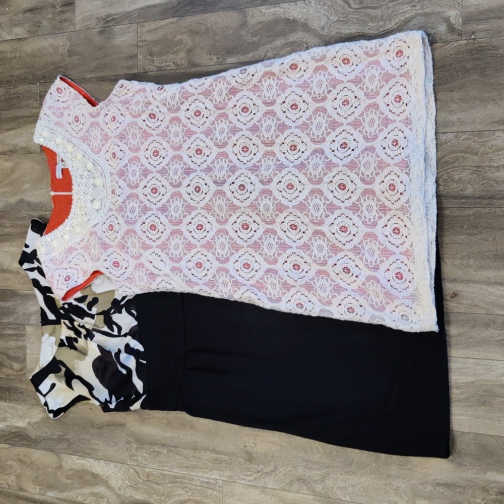 Dress Bundle sz10 Dress Barn Lace Satin